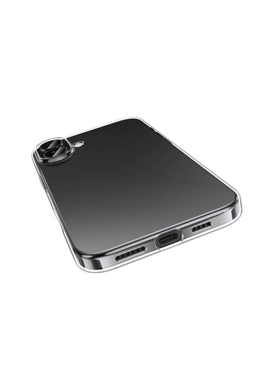 Logis Apple Uyumlu iPhone 16 Kılıf Süper Silikon Şeffaf Şeffaf