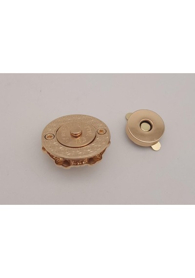 Angel Çanta Aksesuar Light Gold İncili Mıknatıslı Kilit No:86 Angel Çanta Aksesuar Light Gold İncili Mıknatıslı Kilit No:86