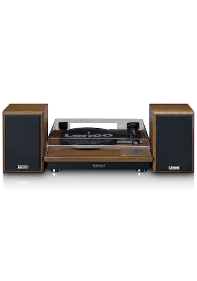 Lenco Ls-100Wd Ahşap Harici Hoparlörlü Bluetooth Pikap