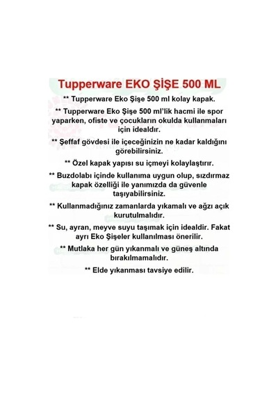 Eco Şişe Suluk 500 Ml 2 'li Deniz Mavisi & Pembe Deniz Mavisi Pembe