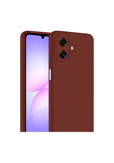 Samsung Galaxy Uyumlu A07 4g First Silikon - Bordo Bz8683140900786