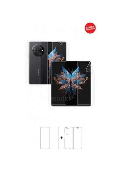 Tecno Phantom V Fold Ön Arka Ve Yan 360 Derece Tam Kaplama Tpu Film