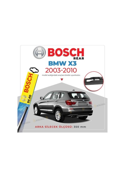 Bosch Rear Bmw X3 E83 2003 - 2010 Arka Silecek -  H351