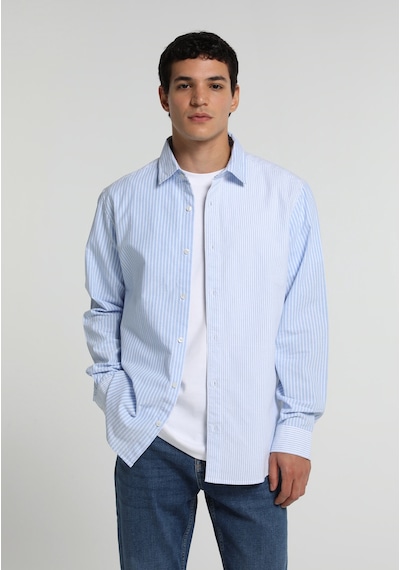 Colin's Colins Regular Fit Shirt Neck Çizgili Erkek Mavi Uzun Kol Gömlek Cl1081580 Q1.v1 Ble Colin's Colins Regular Fit Shirt Neck Çizgili Erkek Mavi Uzun Kol Gömlek Cl1081580 Q1.v1 Ble