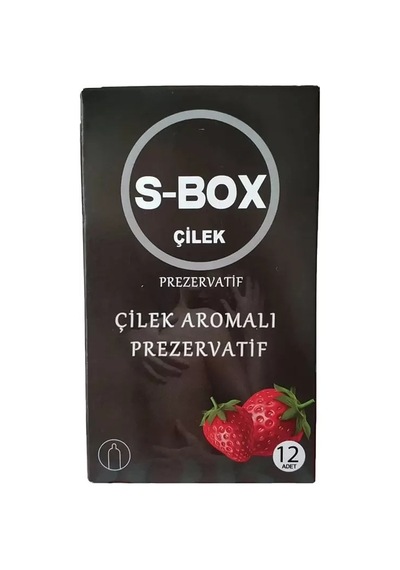 Hubrendy Sh S-box Çilek Aromalı Prezervatif 12'li