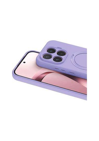 Newface Xiaomi Mi 17t Pro Regal Magsafe Standlı Kapak - Lila Diğer