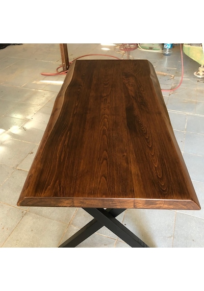 Bintaşmobilya Kütük Ağaç Masa-130X75.Cm