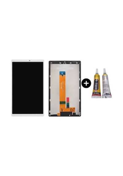 Samsung Galaxy Tab A7 Lite Sm-t220 Uyumlu Dokunmatik Set Beyaz + B7000