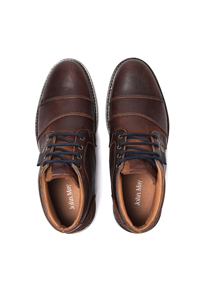 Bot Erkek 10522 021 Wk-john May Orkut Suede Cognac Kahve