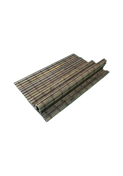 Kahverengi Bambu Hasır Amerikan Servis Tabak Altlığı 1 Adet Model:2009 Kahverengi