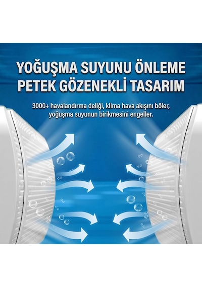 Coverzone Ayarlanabilir Split Tipi Klima Hava Yönlendirici Filtre 57-96 Cm, Klima Siperliği, Çarpma Önleyici Aparat,