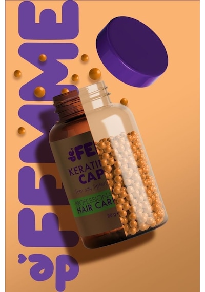 De Femme Keratin & Biotin Dökülme ve Yıpranmalara Karşı Kapsül Saç Maskesi 80 G