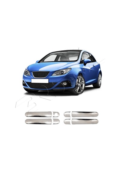 Seat İbiza 4 Uyumlu 2009-2016 Krom Kapı Kolu 4 Kapı Paslanmaz Çelik