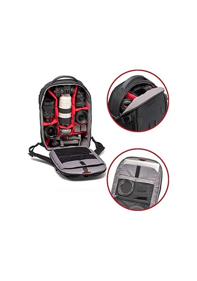 Light Backloader M Backpack For Mirrorless Cameras Top And Rear Access Double Attachment Interchangeable Dividers Diğer