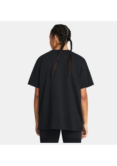 Under Armour Campus Oversize Kadın T-shirt 1387193-001 Siyah