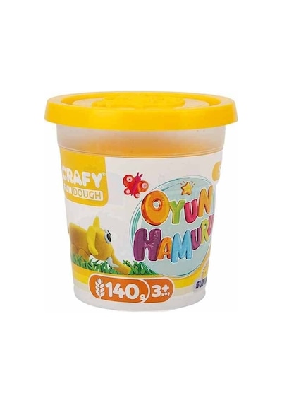0915 Crafy 4'lü Oyun Hamuru 560 Gr. Çok  Renkli