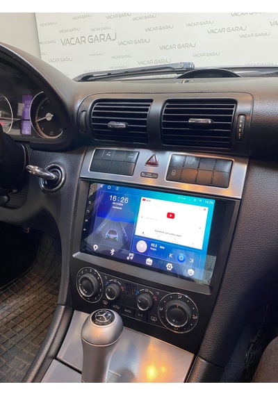 Mercedes C Seri W203 2004-07 9 Uyumlu Androıd Multimedya Gerçek 2/32 Kablosuz Carplay Geri Görüş Kameralı 9"