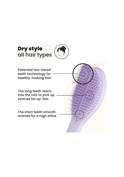 The Ultimate Styler Lilac Kuru Şekillendirme Saç Fırçası -tarak