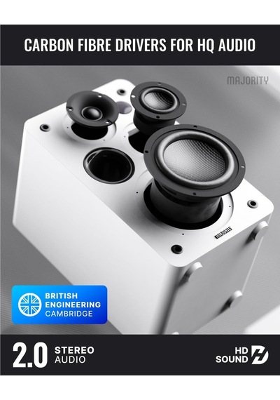 D100x Aktif Kitaplık Hoparlörleri 2.0 Stereo Sistem