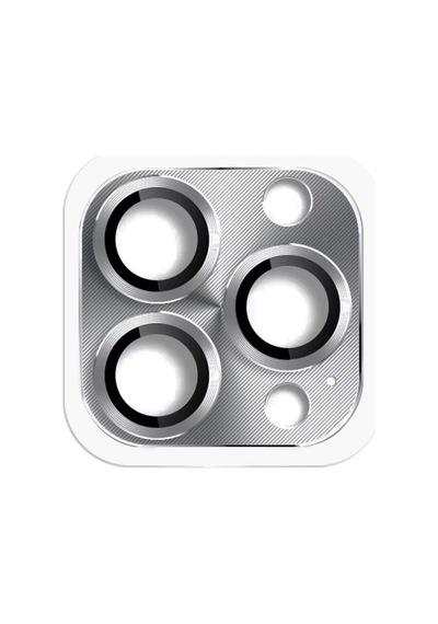 Apple İphone 16 Pro Max Uyumlu Pers Alüminyum Kamera Lens - Gri