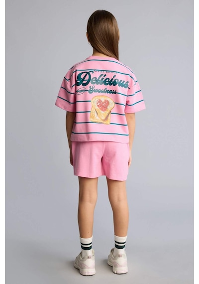 Defacto Sweatshirt Kumaşı 2li Takım Kız Çocuk H7876a826smpn82 Pembe-pn82 Defacto Sweatshirt Kumaşı 2li Takım Kız Çocuk H7876a826smpn82 Pembe-pn82