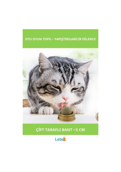 Kedi Otu Oyun Topu 5 Cm Dayanıklı Eğlence