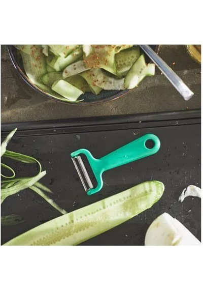 Premium Ürün Fonksiyonel Ergonomik Pratik Sebze Soyucu Sert Plastik Oynar Başlık Soyacak Yeşil Diğer