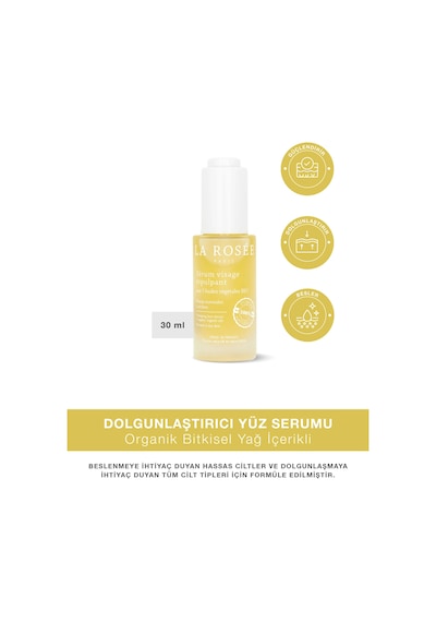 Dolgunlaştırıcı Yüz Serumu 5 Organik Bitkisel Yağ İçerikli - 30 Ml