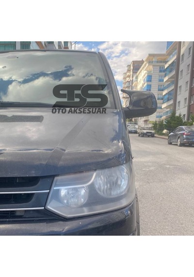 Transporter T6-t7 Uyumlu Yarasa Batman Ayna Kapağı Plastik Piano Black 2010-2022 Transporter T6 Ayna