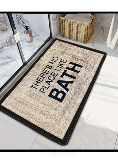 No Place Bej 3'lü Set Banyo Paspası Djt Renkli