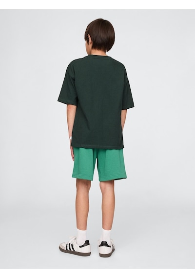 Gap 742934001 V-frch Ft Logo Erkek Çocuk Şort Yeşil