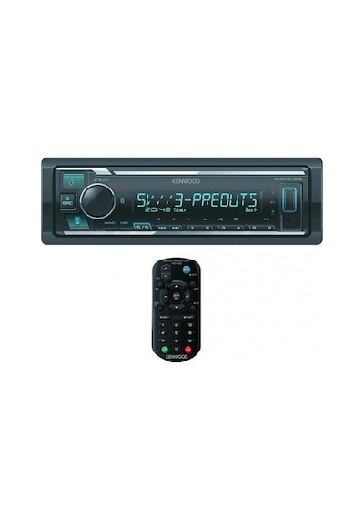 Kenwood Kmm-bt358 3 Anfi Çıkışı Kumandalı Bluetooth'lu Oto Teyp K