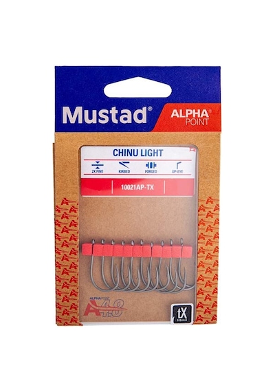 Mustad Alpha Point Chinu Light 10021ap Olta İğnesi 1/0