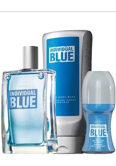 Avon Individual Blue Erkek Parfüm EDT 100 ML + Roll-On Deodorant 50 ML + Saç ve Vücut Şampuanı 250 ML