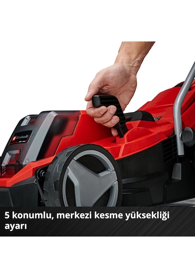 Einhell GE-CM 18/33 Li, Akülü Çim Biçme Makinesi Seti (4,0 Ah Akü ve Şarj Cihazı Dahildir)