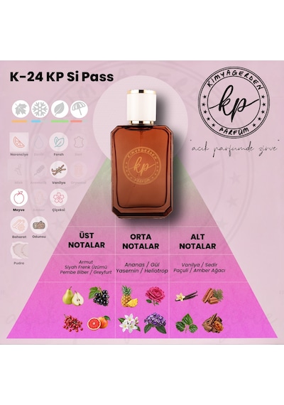 KP K-24 Kadın Kadın Parfüm EDP 50 ML