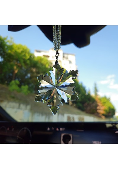 Kristal Araba Dikiz Aynası Süsü C-style Dikiz Aynası Süsü Araba Hediyesi-cam Kristal Kullanımı Yasal Ürün