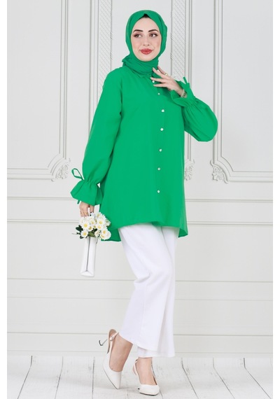 Sevitli Arkası Pileli Kolu Büzgülü Tunik-benetton Yeşili-3660-benetton Yeşili Benetton Yeşili Sevitli Arkası Pileli Kolu Büzgülü Tunik-benetton Yeşili-3660-benetton Yeşili Benetton Yeşili