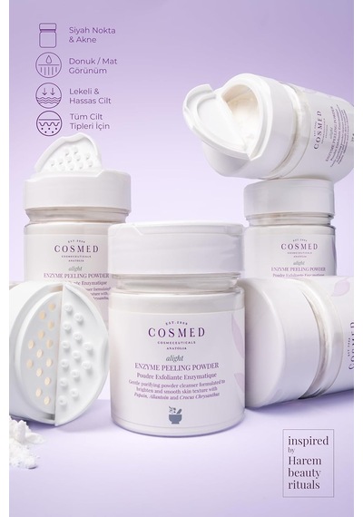 Arındırıcı Ve Aydınlatıcı Enzim Peeling Tozu 75 Gr