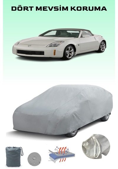 Nıssan 350z Roadster 2008 - 2009 Araba Brandası Oto Branda Gri