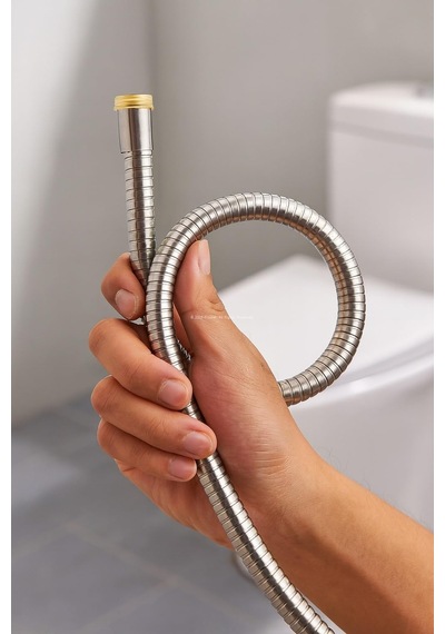 Proalet Lüks Duş Hortumu, 360 Derece Döner Spiral, Esnek, Paslanmaz Çelik, Vakumlu Ambalaj, Dayanıklı, Sızdırmaz, Banyo, Mutfak, Duş Seti Uyumlu, Yüksek Kalite Alaşım Çelik, 1,5 M + 20 Cm