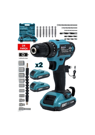 Mur-Cell MUR-9022 12V Şarjlı Matkap