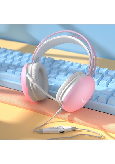 S505 Rgb Usb Gaming Mikronfonlu Oyuncu Kulaklığı Pembe