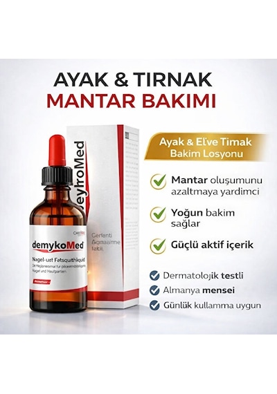 Demykomed El Ayak ve Tırnak Solüsyonu 50 ML