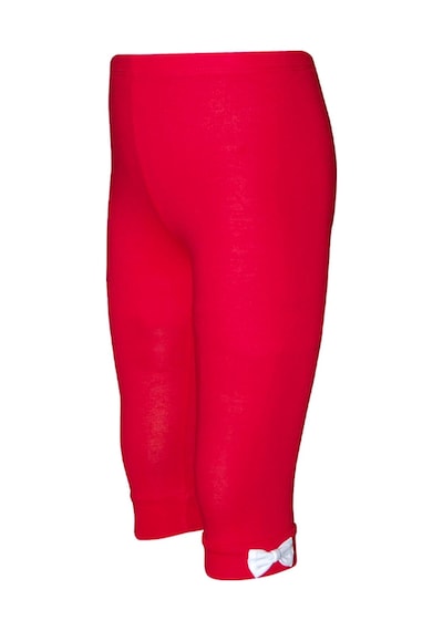 Lovetti Açık Kırmızı Kız Çocuk Renkli Fiyonklu Kapri 13-106K015 Açık Kırmızı