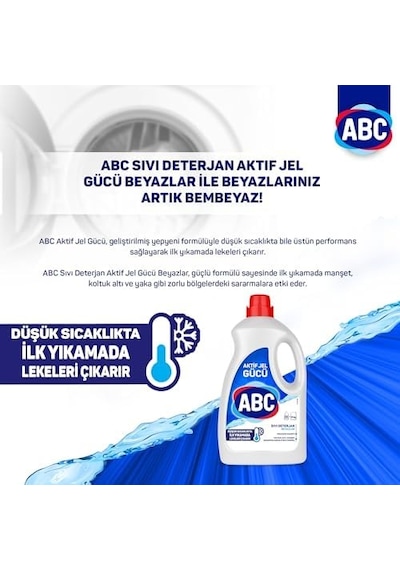 Deterjan Sıvı Performans Deterjanı Beyazlar 2145 Ml 0.75 LT - 2.5 LT - 12 KG