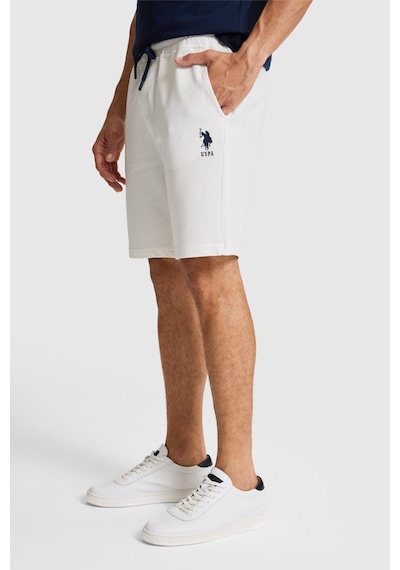 U.S. Polo Assn. U.s. Polo Assn. Erkek Ekru Şort Örme 50322605-vr019 Ecru