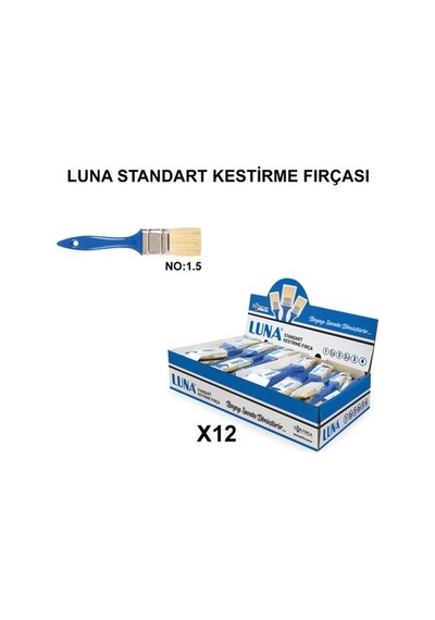 Kestirme Fırça No 1.5 Boyutunda 12 Adet Set