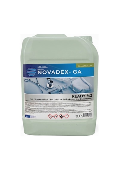 Novadex Ga Alet Dezenfektanı Cidex Muadili 5 Lt - 4 Adet 1 Koli