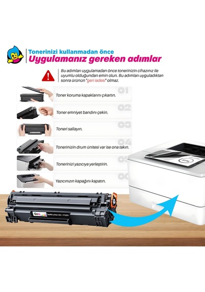 Hp Cf283x Uyumlu Toneri 20'lu Paket/ M201 / M225